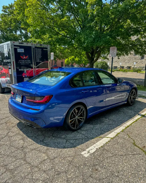 BMW M340i with a System X Renew ceramic coating by After Hours Car Detailing in Mid-Michigan