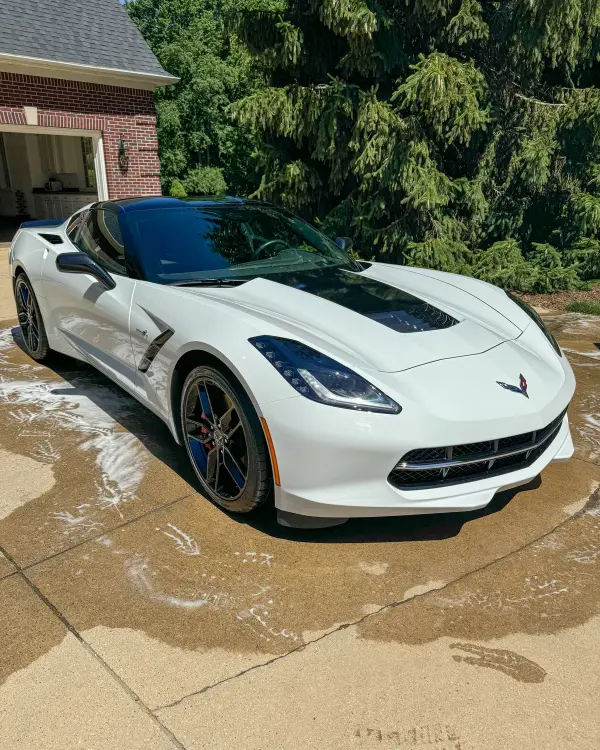 Corvette C7 with a System X Renew ceramic coating by After Hours Car Detailing in Mid-Michigan