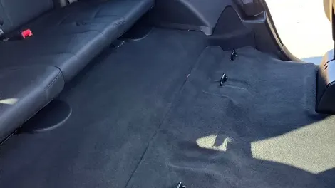 Chevy Tahoe cargo area completely free of pet hair after a pet hair removal by After Hours Car Detailing