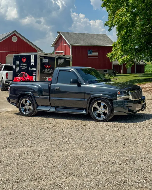 GMC Sierra 1500 with a System X Crystal+ ceramic coating by After Hours Car Detailing in Mid-Michigan