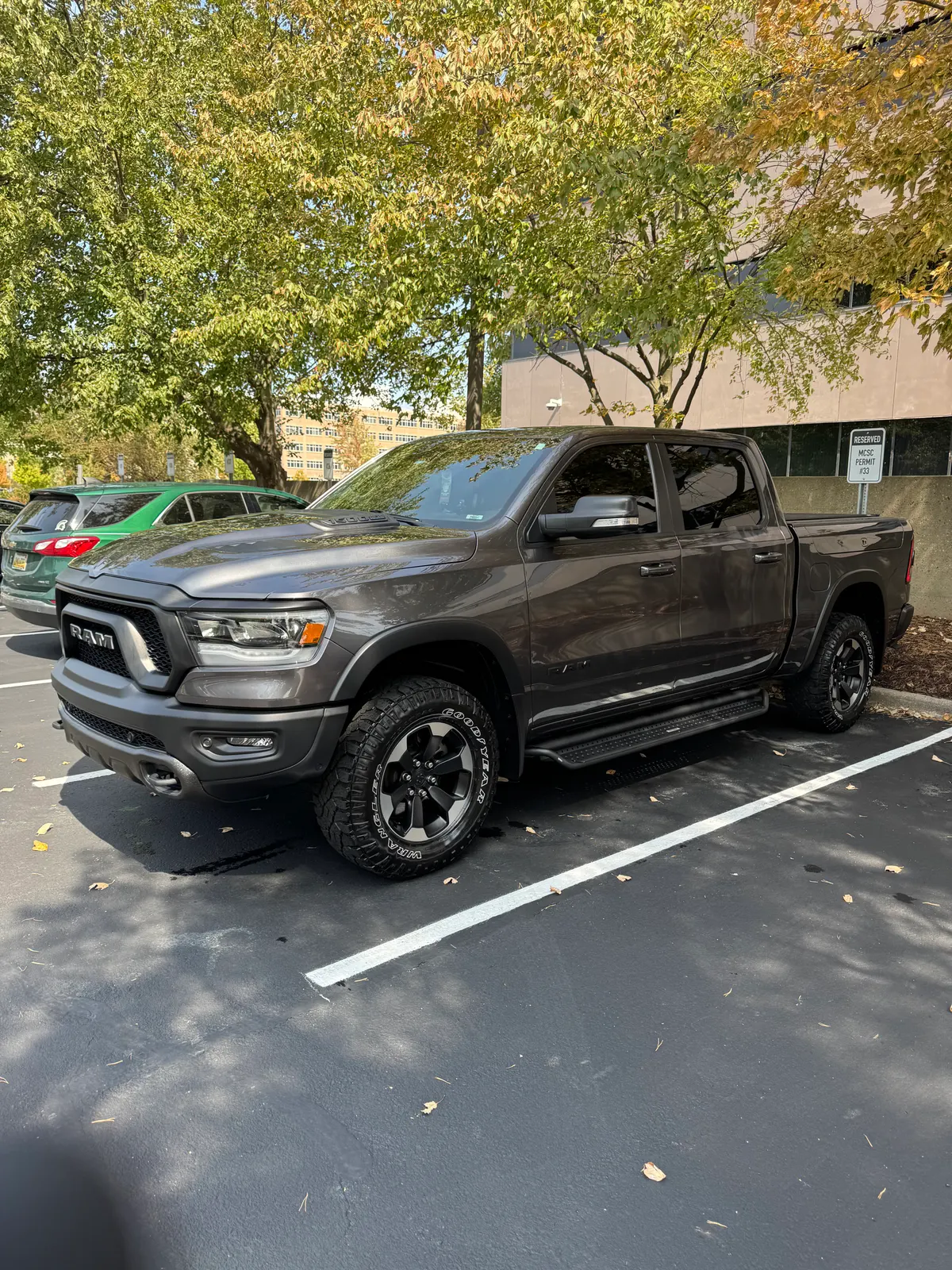 Grey Ram 1500 Rebel after an exterior detail and System X Renew ceramic coating by After Hours Car Detailing